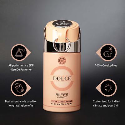RiiFFS Luxury Dolce Body Spray for Women 250 ml - Women Perfumes (Edt/Edp)