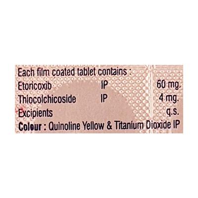 ETRODIN TH 4 Tablet 10's - Muscle Spasm-Mus