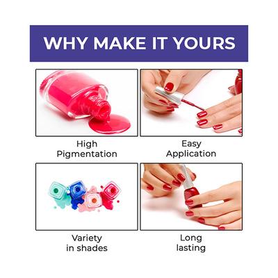 Matt Look Nails Makeup Colour Therapy Nail Polish, Shade No - 27 14 ml - Nail Polish