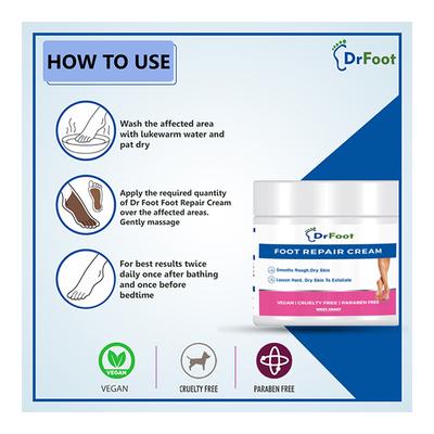 Dr Foot Foot Repair Cream 100 gm - Foot Creams & Lotions