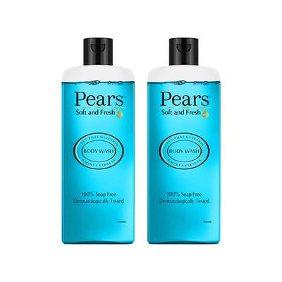 Pears Soft & Fresh Shower Gel 250 Ml 2's - Shower Gels & Body Wash