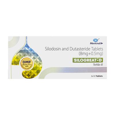 SILOGREAT D Tablet 10's - Bladder And Prostate Disorders-Dru