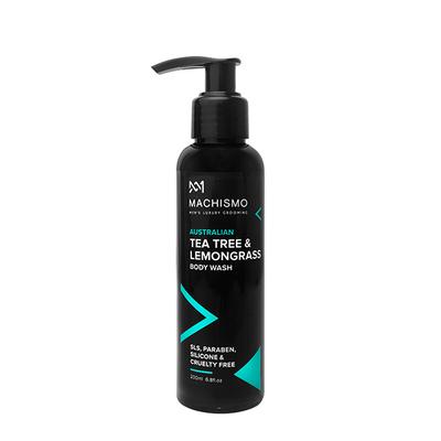 Machismo Australian Tea Tree & Lemongrass Body Wash 200 ml - Shower Gels & Body Wash