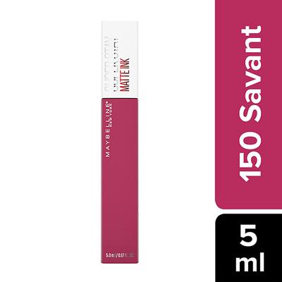 Maybelline New York Super Stay Matte Ink Liquid Lipstick x Pinks Edition, 150 Savant 5 ml - Lipsticks