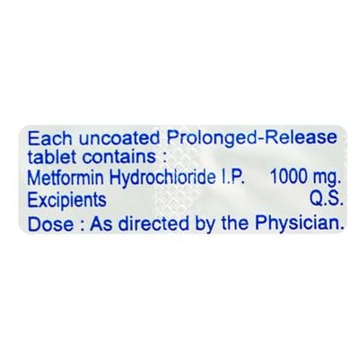 Forson SR 1000mg Tablet 10'S - Diabetes-Ant
