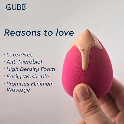 GUBB Beauty Blender Set of 4 - Purple 100 gm - Sponges & Applicators