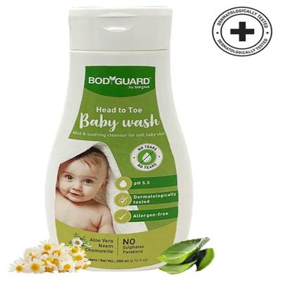 BodyGuard Baby Head to Toe Body Wash 200 ml - Baby Body Wash