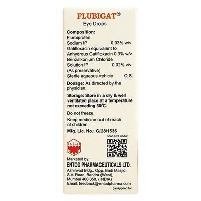 FLUBIGAT EYE DROPS 5ML - Eye Infections-Eaa