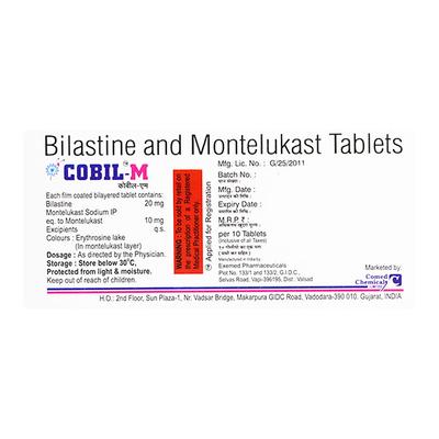 COBIL M Tablet 10's - Allergies-Ant