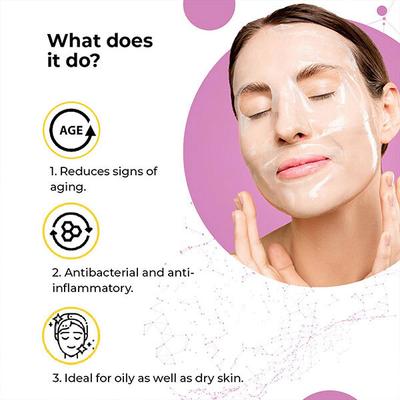 Cosmos by Bewakoof Serum Soaked Face Mask Sheet Powered By Copper & Neroli Oil 20 gm - Masks & Peels