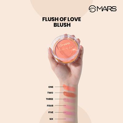 Mars Flush Of Love Face Blusher - 12 8 gm - Blushes