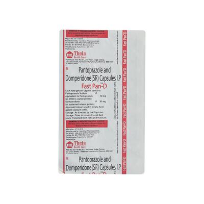 Fastpan D Capsule 10'S - Ulcer/Reflux/Flatulence-Aaa