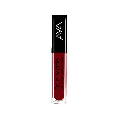 Aya True Matte Liquid Lipstick - Ultra Smooth Matte Lip Cream - 04 Red 6 ml - Liquid Lipsticks