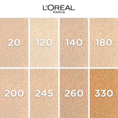 L'Oreal Paris Infallible 24H Fresh Wear Foundation in a Powder, Transferproof, Hazelnut 330 9 gm - Foundation