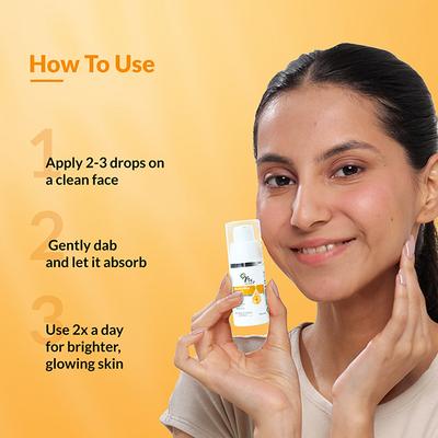 Fixderma Skarfix Plus 4% Kojic Acid Brightening Face Serum Fades Dark Spots & Hyperpigmentation 10 gm - Face Serum