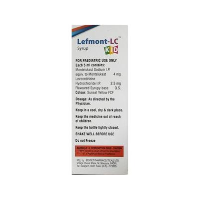 LEFMONT LC Kid Syrup 60ml - Allergies-Ant