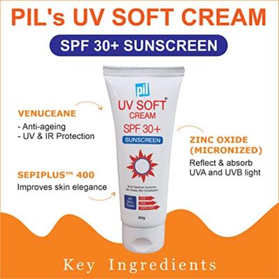 Uv Soft Cream SPF 30+ Sunscreen 50 g - Face Sunscreen