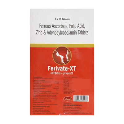 FERIVATE XT Tablet 10's - Supplements-Vam