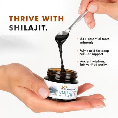 Dr. Morepen Shilajit Resin 15 gm - Speciality Medicines