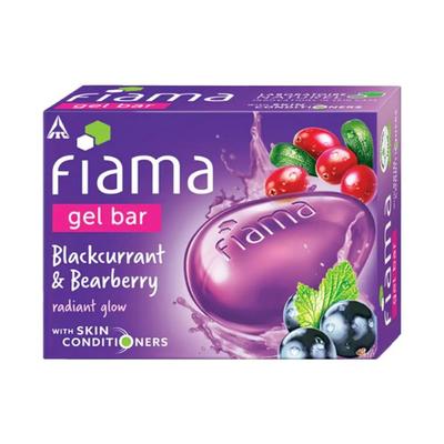 Fiama Gel Bar Blackcurrant and Bearberry for radiant glowing skin with skin conditioners 125 gm - Soaps