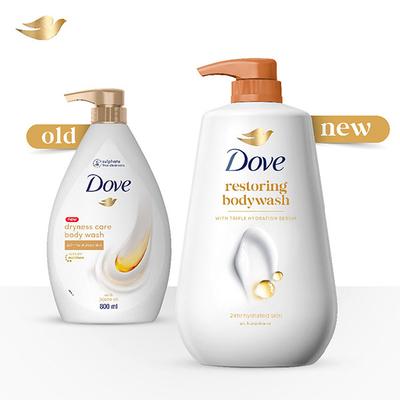 Dove Dryness Care Bodywash with Triple Hydration Serum 800 ml - Shower Gels & Body Wash