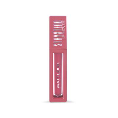 Matt Look Stayxtend Lip Mousse Enriched With Vitamin E & Non Sticky, Forever Pink-17 4 ml - Liquid Lipsticks