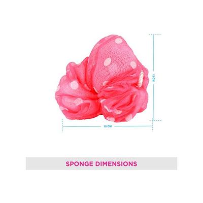 Vega Polka Bath Sponge (BA-3/20), Color May Vary 1's - Body Scrubbers & Brushes