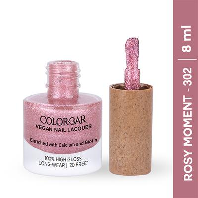 Colorbar Vegan Nail Lacquer Rosy Moment 8 ml - Nail Polish