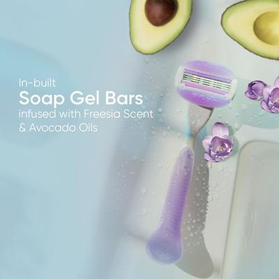 Gillette Venus Comfortglide 2 Soap Gel Bars A Touch Of Avocado & Freesia Scent 1's - Razors & Cartridges