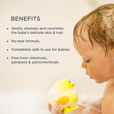 Forest Essentials Baby Hair & Body Wash Dasapushpadi 200 ml - Baby Body Wash