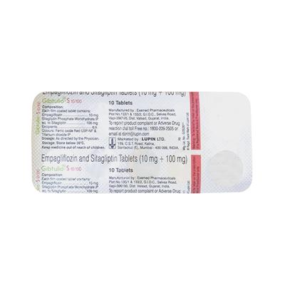 GIBTULIO S 10/100 Tablet 10's - Diabetes-Ant