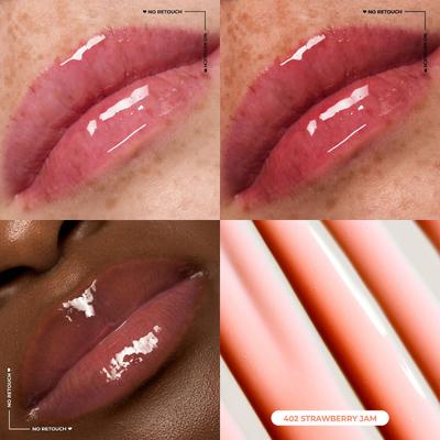 Lamel Hydrating Lip Oil Let's Glaze 402 Strawberry Jam 4 gm - Creams/Oils/Lotions