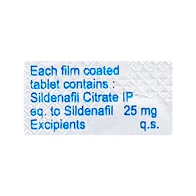 Penegra 25mg Tablet 4'S - Impotence/Erectile Dysfunction (Ed)