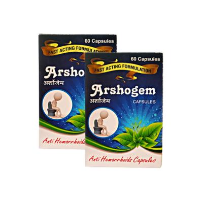 Agron Ayurveda Arshogem Capsule 60's - Speciality Medicines