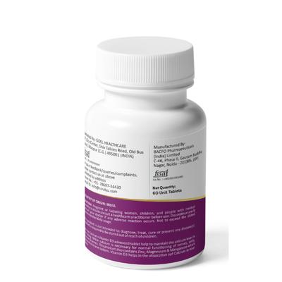 Nirviyu Advance Calcium Tablet - Adult 60's - Multi-Vitamins