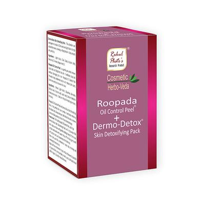 Rahul Phate s Research Product Combo of Roopda Oil Control peel and Dermo Detox Skin Detoxifying Face Pack 75 gm - Facial Kits