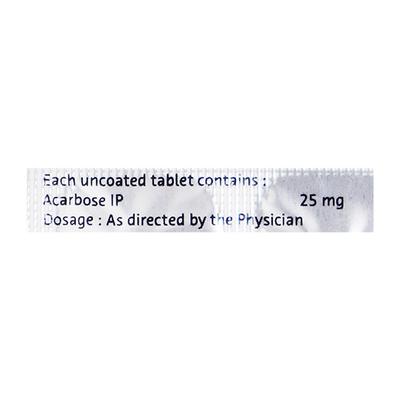 Glucobay 25mg Tablet 10'S - Diabetes-Ant
