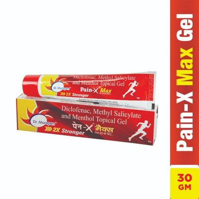 DR. MOREPEN Pain-X Max 2X Stronger Topical Gel 30 gm - Gel/Cream