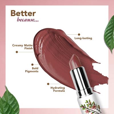 Organic Harvest Moisture Matte Lipstick - Mulberry Mauve 4 gm - Lipsticks