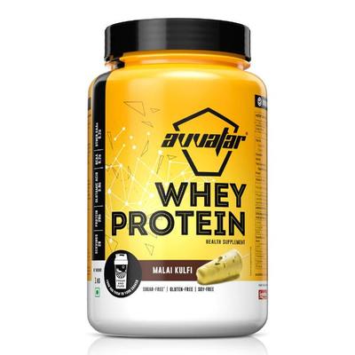 Avvatar Whey Protein - Malai Kulfi Flavour (Jar) 1 kg - Whey Proteins