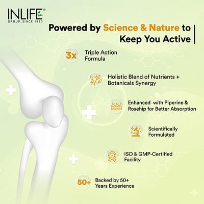 INLIFE Glucosamine Chondroitin MSM 4000mg Tablets 60's - Multi-Vitamins