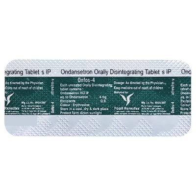 ONFOS 4 Tablet 10's - Vomitting/Emesis-Ant