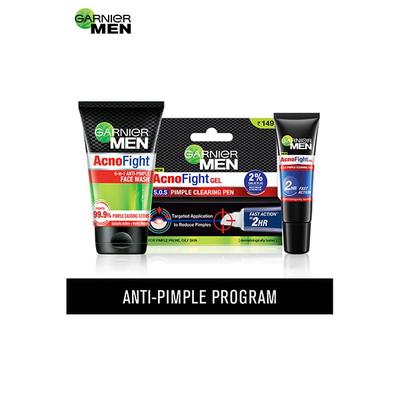 Garnier Men Acnofight Anti Pimple Face Wash 100 gm - Face Wash & Cleansers