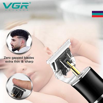 VGR V-193 Trimmer 90 min Runtime 4 Length Settings (Black) 1's - Trimmers