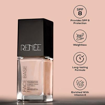 RENEE Face Base Liquid Foundation - Creamy Latte 23 ml - Foundation