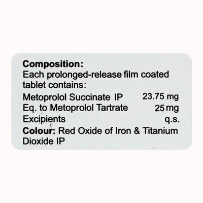 METAPOL XL 25mg Tablet 10's - Hypertension-Bet
