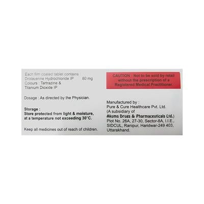 SPADROT Tablet 10's - Muscle Spasm-Ant