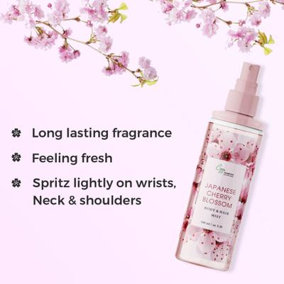 CGG Cosmetics Body & Hair Mist - Japanese Cherry Blossom 100 ml - Body Mist/Spray