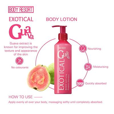MADES Body Resort Clear Pink Pet Bottle Body Lotion 250 ml - Lotions & Creams