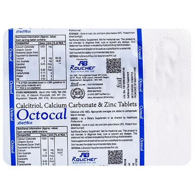OCTOCAL Tablet 10's - Supplements-Vam